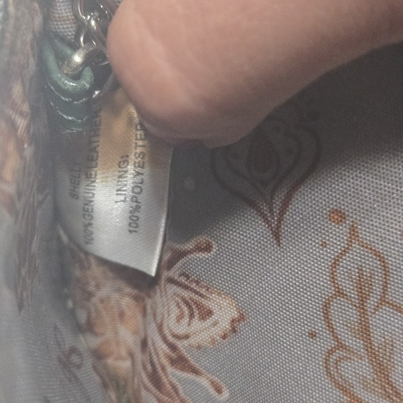 Hobo Linn Green Leather Snap Card Wallet Case Holder Organizer - Picture 8 of 8